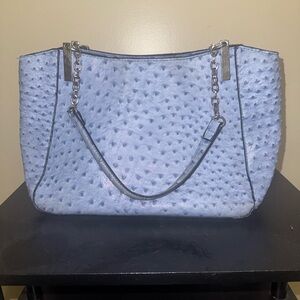 Emily M Nancy Ostrich Shoulder Bag